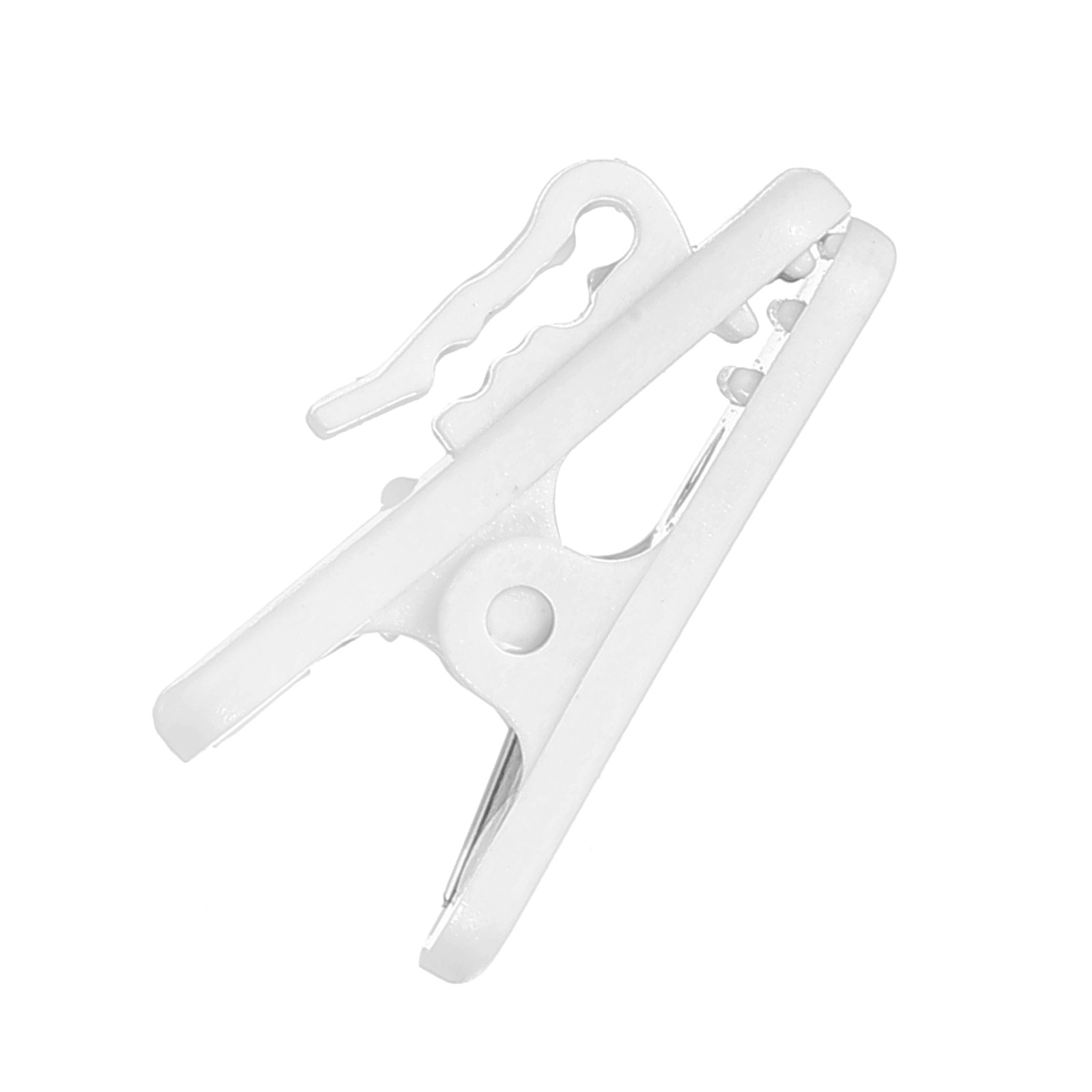 12pcs Headphone Wire Clips 0.94" Length Small Headset Cable Clamp, White