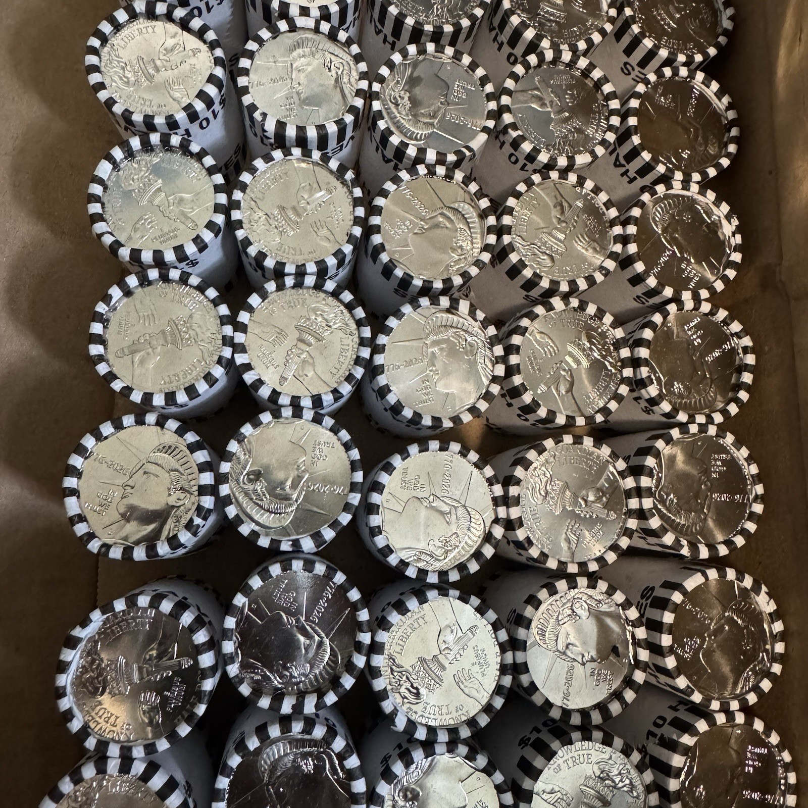 Full Roll 20 Coins 2026 D Liberty Semiquincentennial Half Dollar FREE SHIPPING