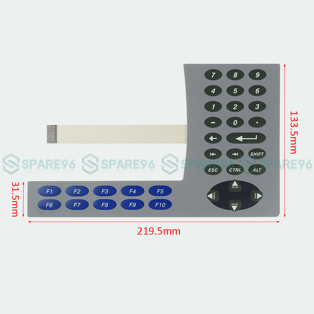 For 2711P-B6C10D Panelview Plus 600 membrane keypad keyboard switch