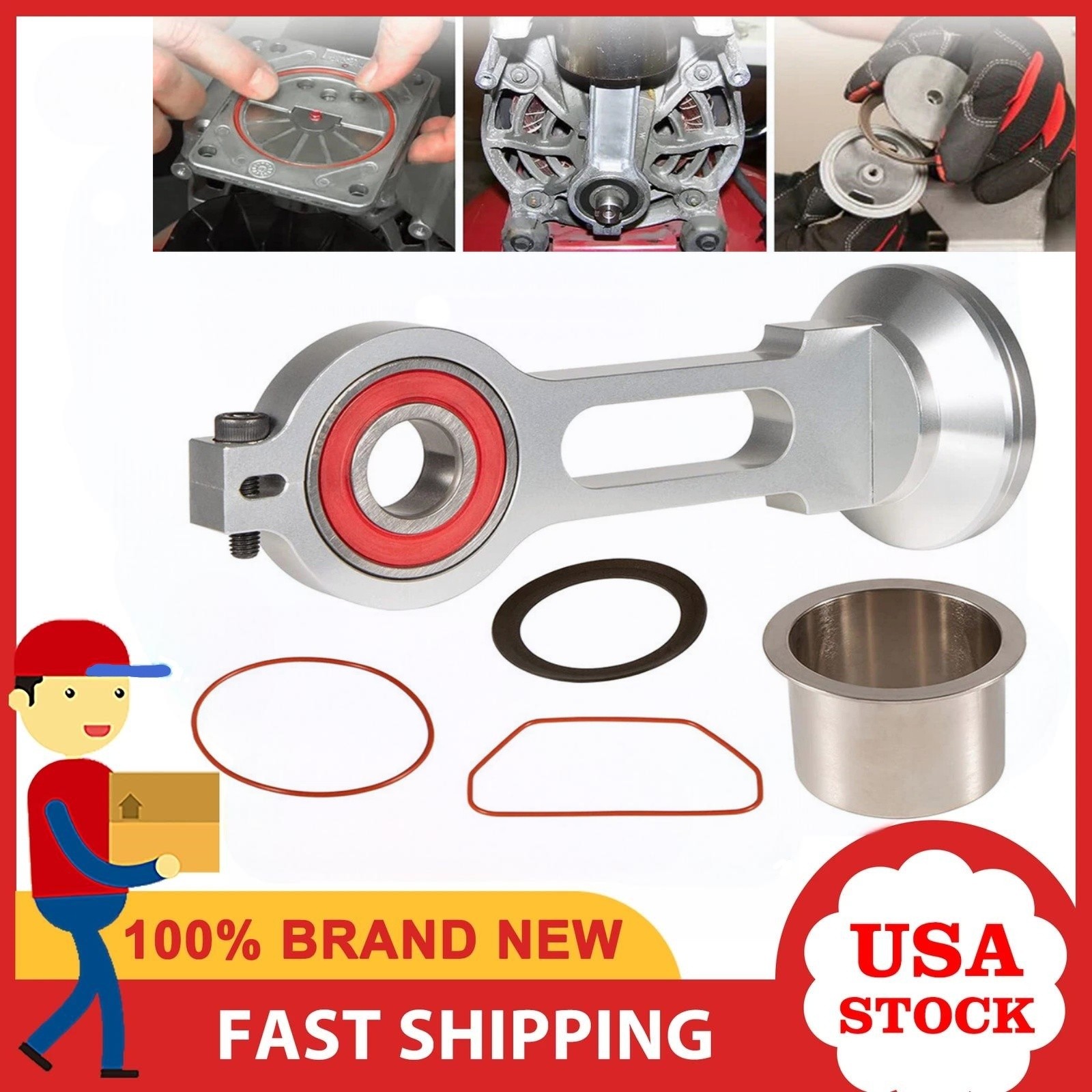 KK-4835/Air Compressor Piston Kit ACG-1 Connecting Rod for Devildiss ⬆️