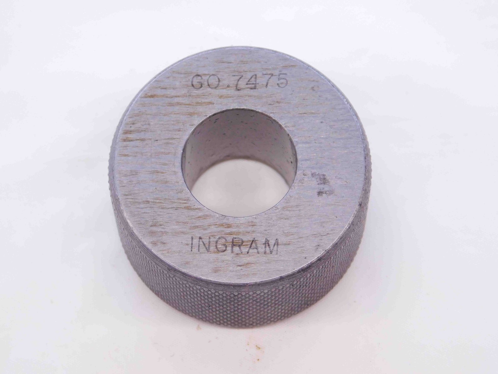.7475 MASTER PLAIN BORE RING GAGE .7500 -.0025 UNDERSIZE 3/4 19 mm INSPECTION