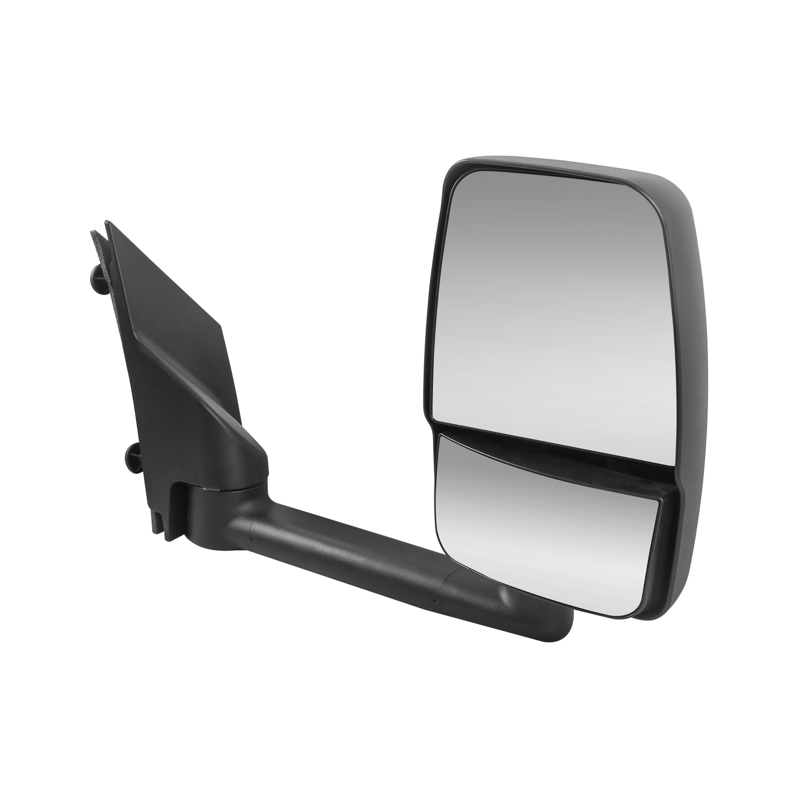 Pair Black Manual Folding Tow Mirrors For 2003-2017 Chevy Express Savana Van