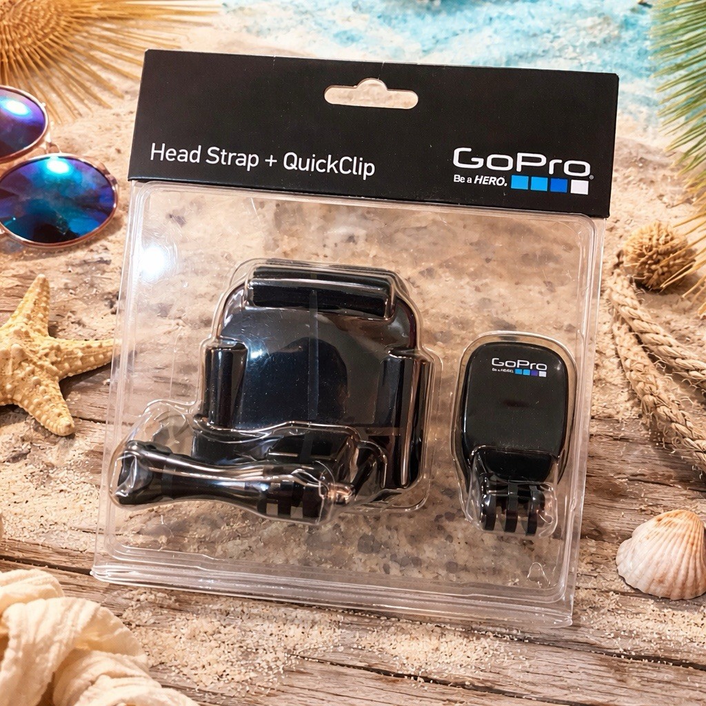 GoPro Head Strap + QuickClip ACHOM-001 Mount Set Genuine OEM New Sealed