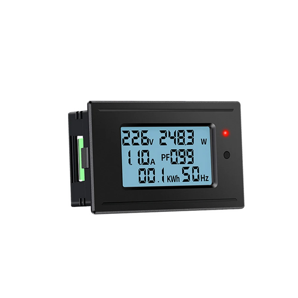 Digital Voltmeter Ammeter AC 5A-20A 100A 6-in-1 Multifunction Tester LCD Meter