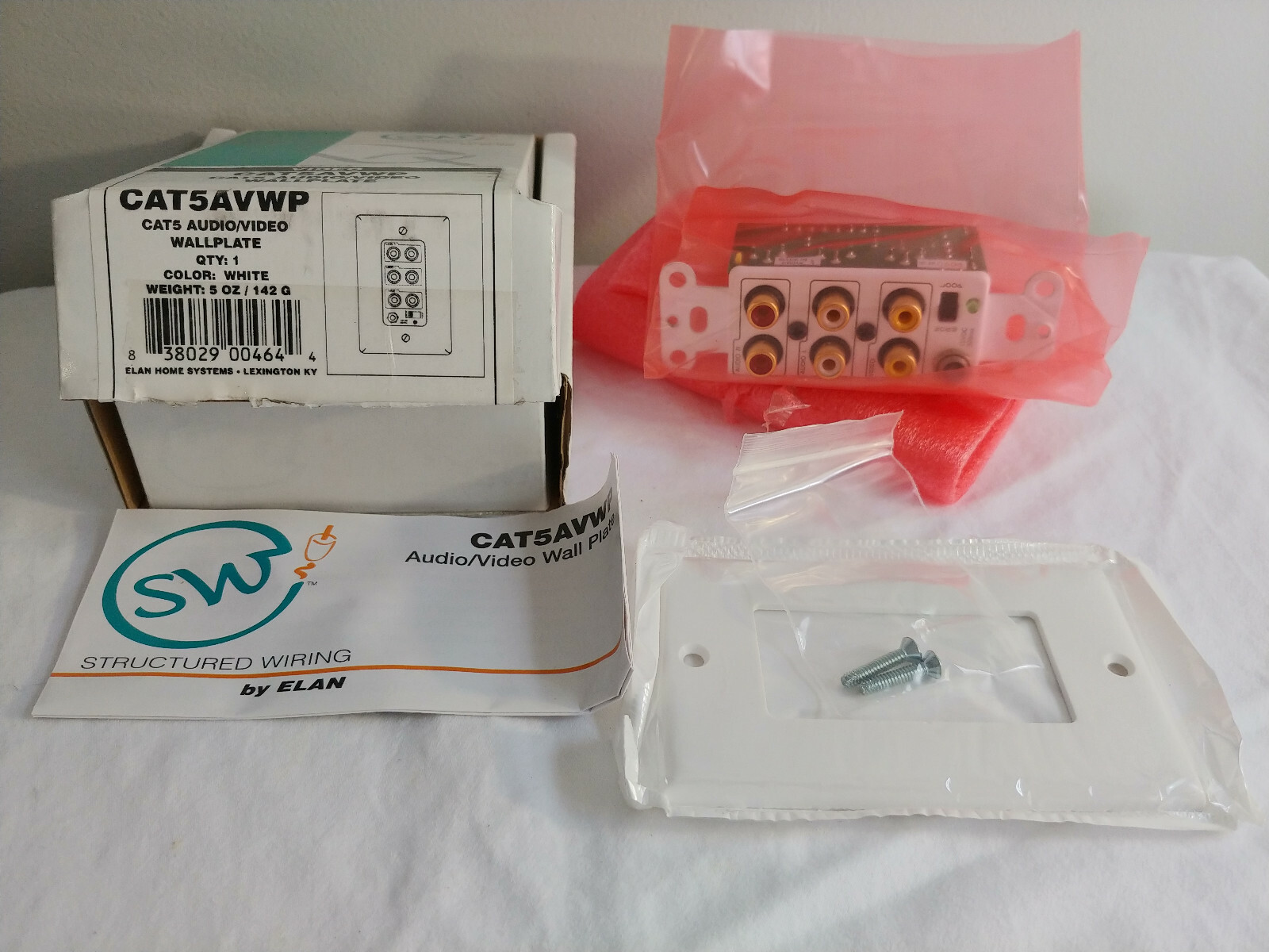 Elan CAT5AVWP Audio/Video Wallplate