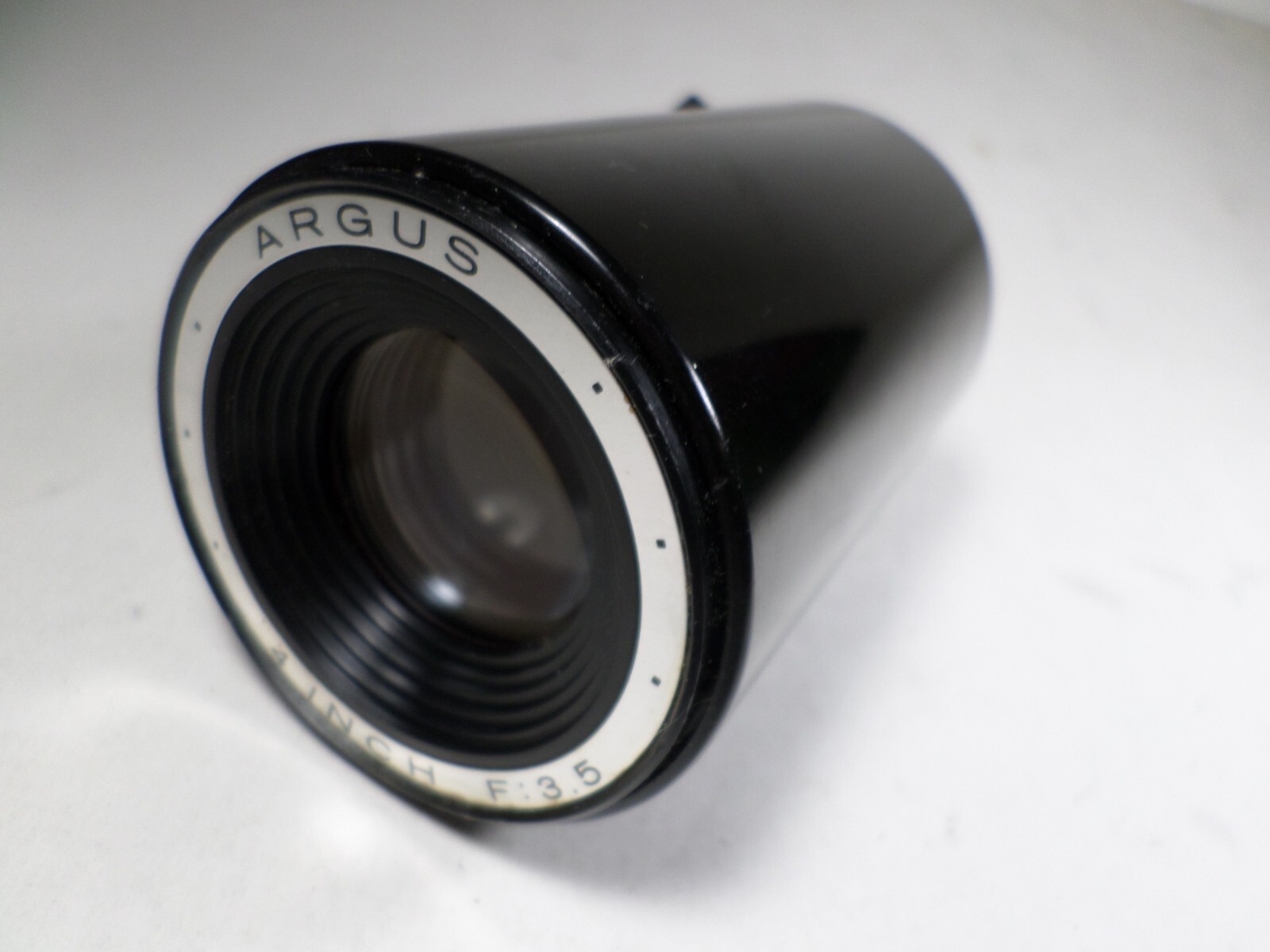 Vintage Argus Electromatic 550 Slide Projector LENS 4 INCH F/3.5 part