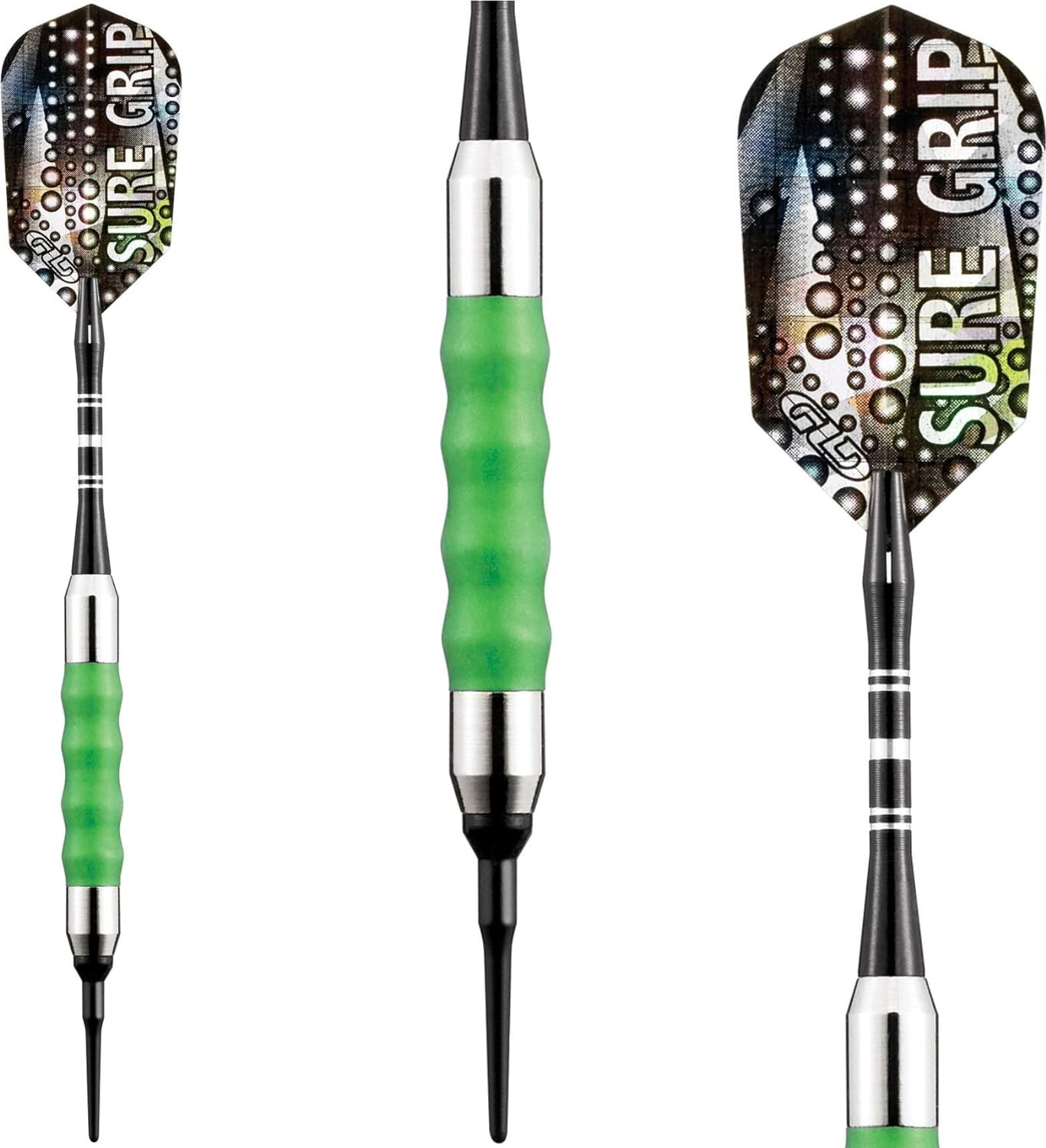 Viper Sure Grip Soft Tip Darts, Green, 16 Grams