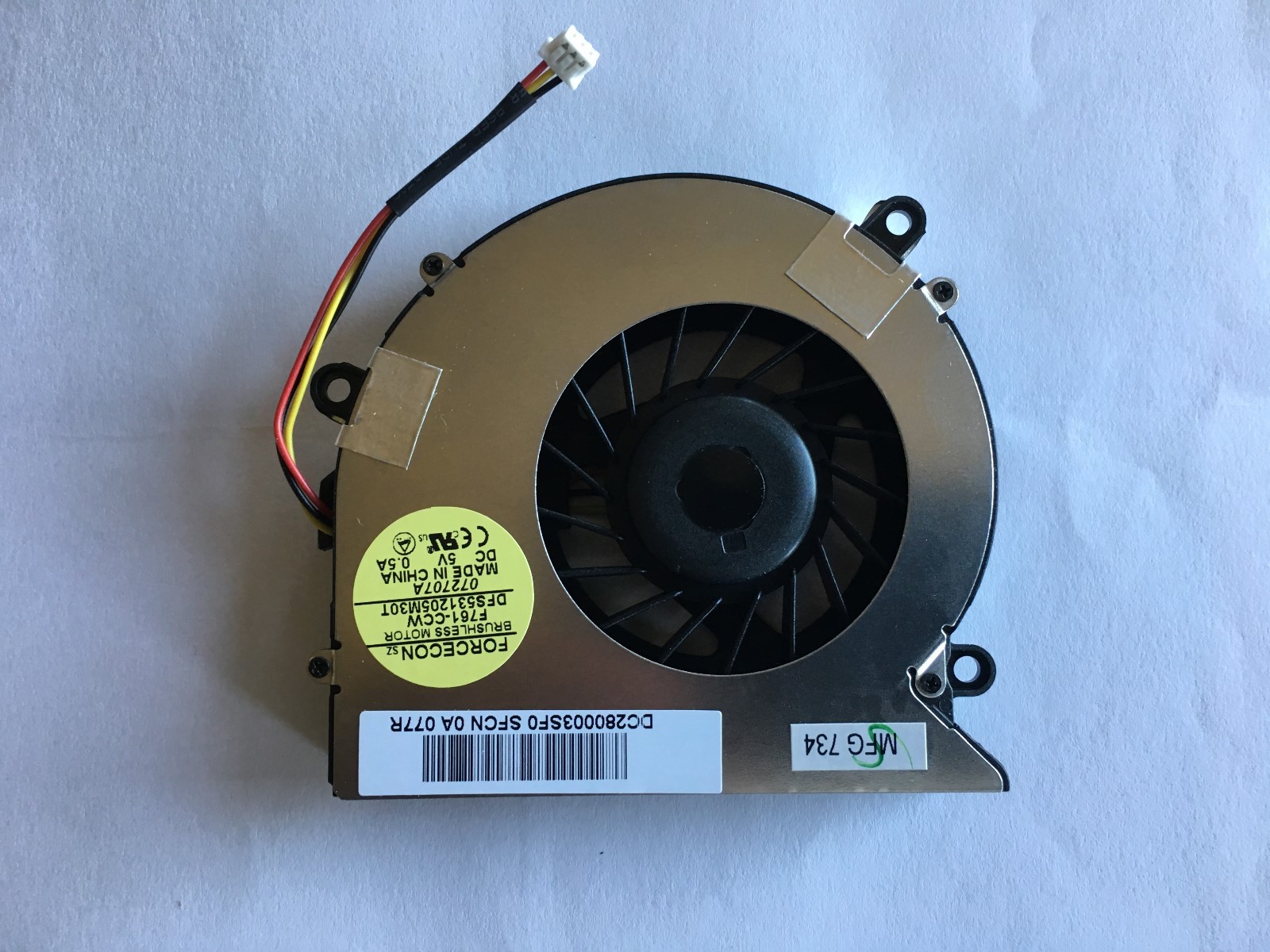 Computers Laptop CPU Cooling Fan ( FORCECON-F761-CCW )