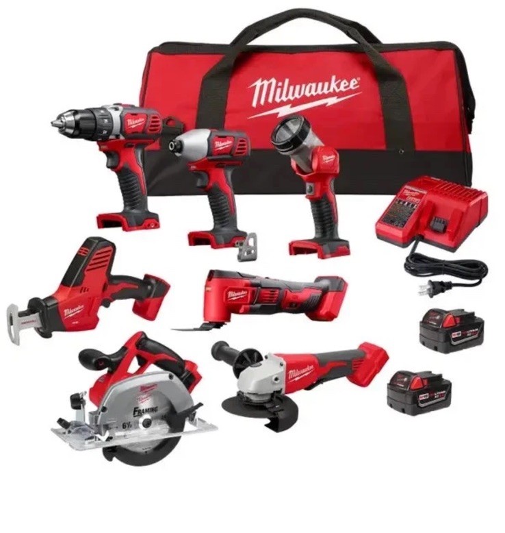 Milwaukee 2695-27SH M18 7-Tool Combo Kit