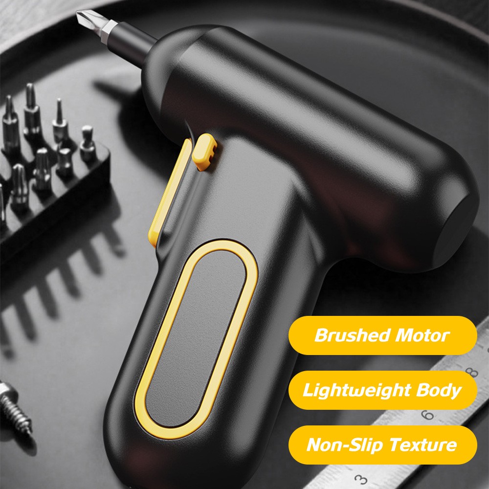 Electric Screwdriver Kit, 5Nm Screw Gun Rechargeable Maintenance Household Tool