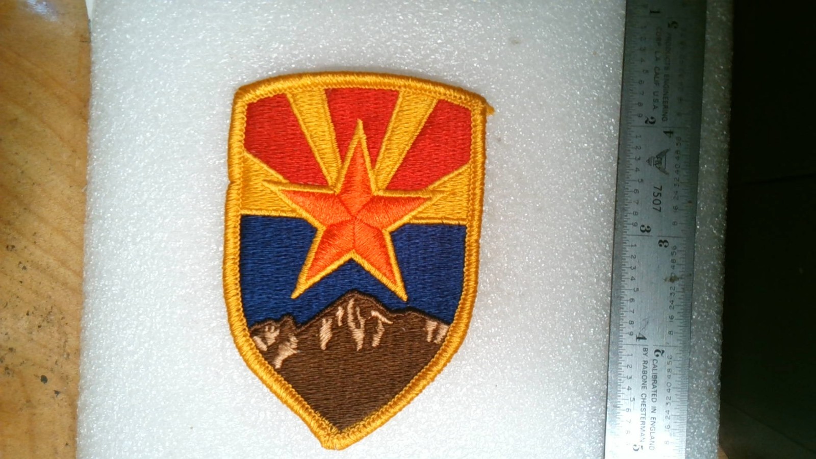 MILITARY PATCH SEW ON COLORED US ARMY 198TH SUPPORT BRAND NEW