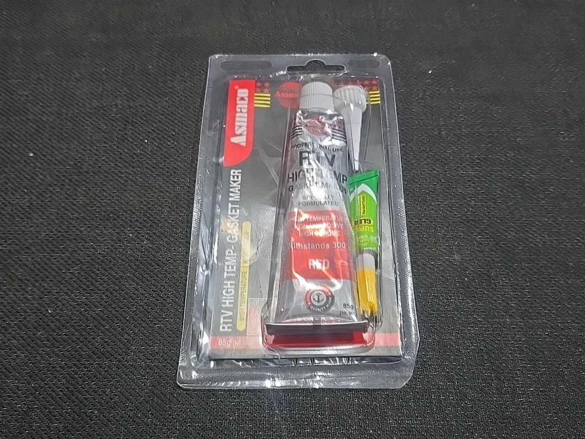 Asmaco RTV High Temp Gasket Maker ( Lot Of 5 Pcs ) , New Fastship