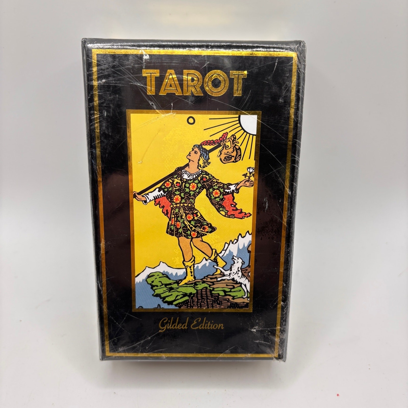Classic Gilded Edge Tarot cards Gold Foil magic mystical fortune NIB guidebook