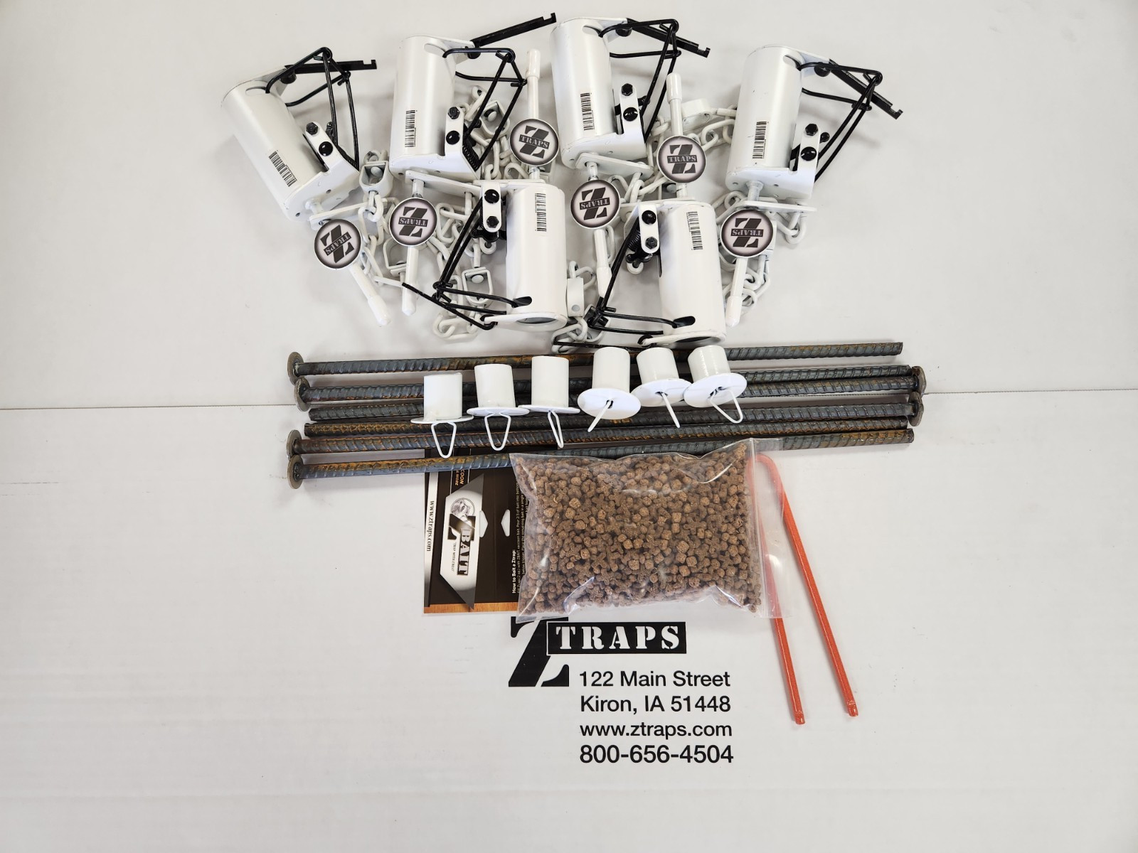 Six Powder Coated ZTRAP Dog Proof Coon Traps KIT Trapping Raccoon NEW SALE