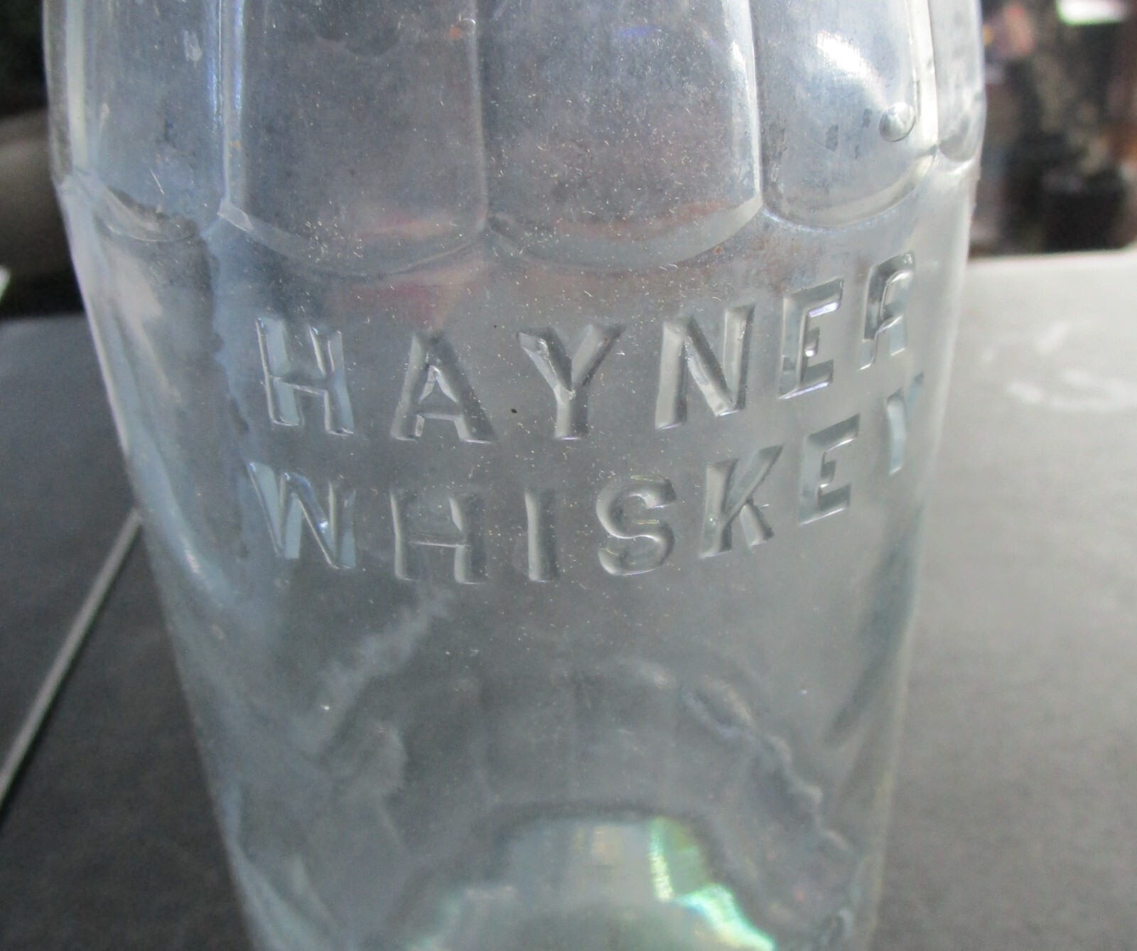 VINTAGE HAYNER WHISKEY EMPTY BOTTLE