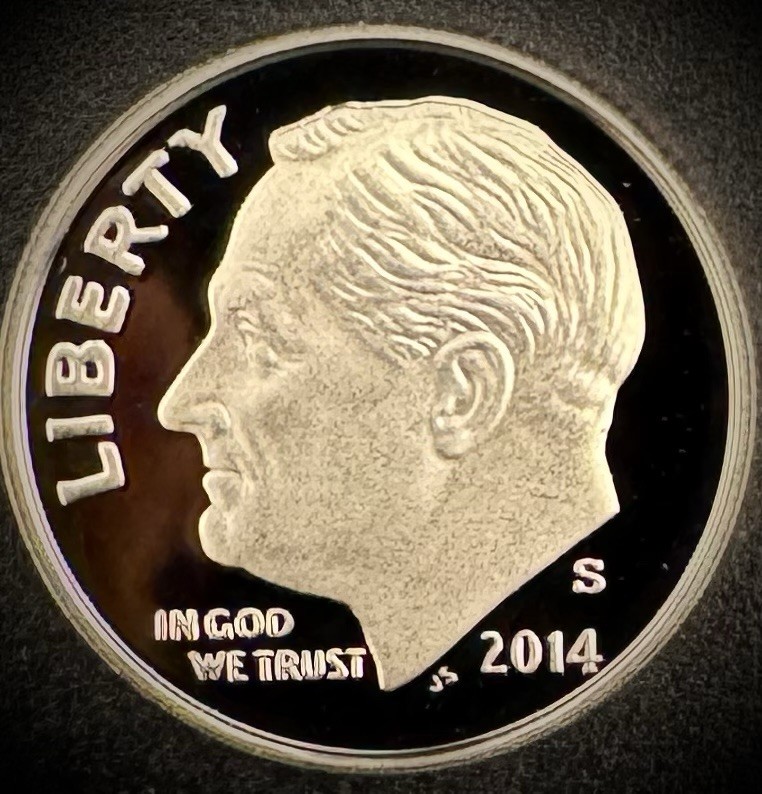 2014-S GEM PROOF Roosevelt Dime 10C Clad DEEP CAMEO Coin