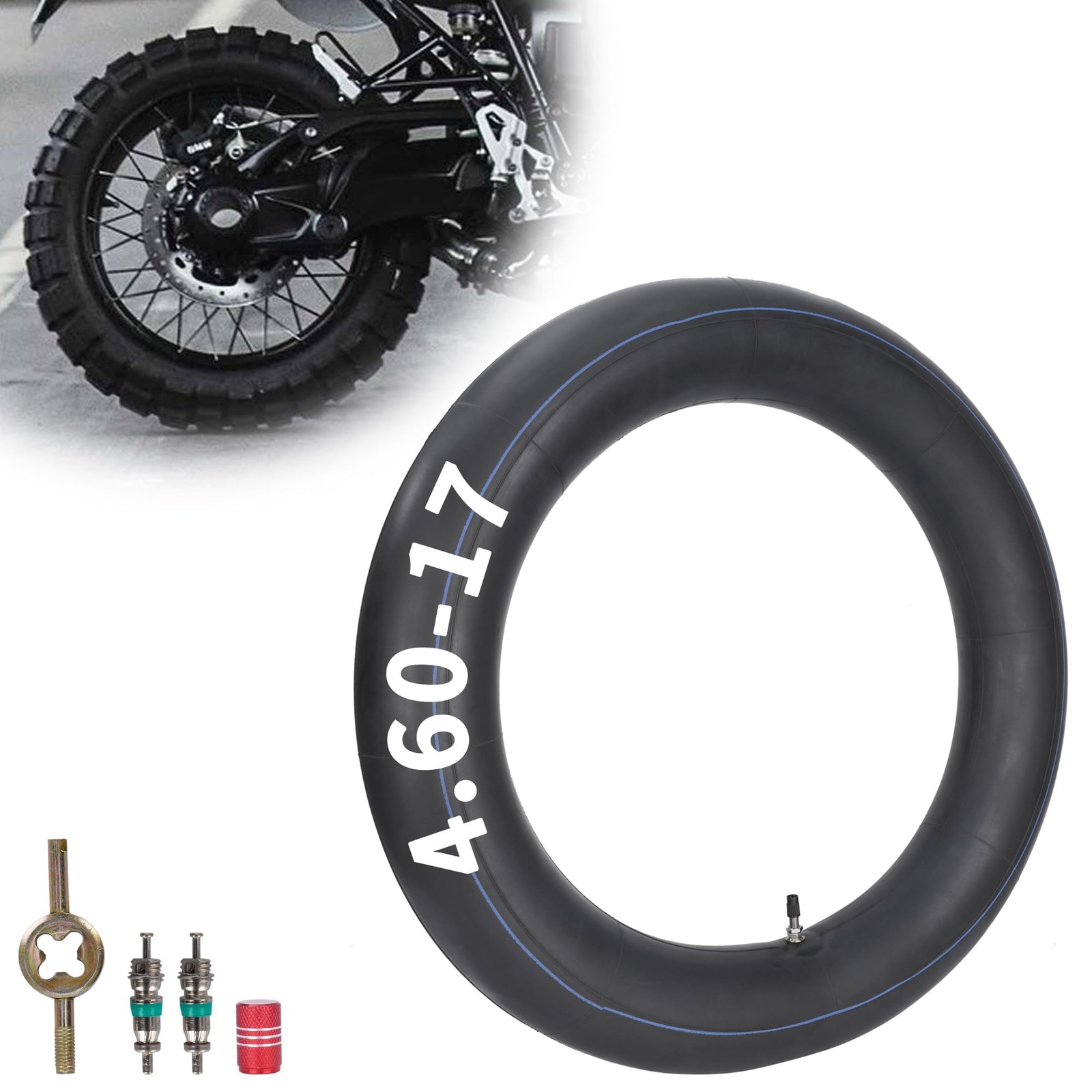 4.60-17 Inner Tube for KLR250 KL250 XL350R XT250 off-road motorbikes