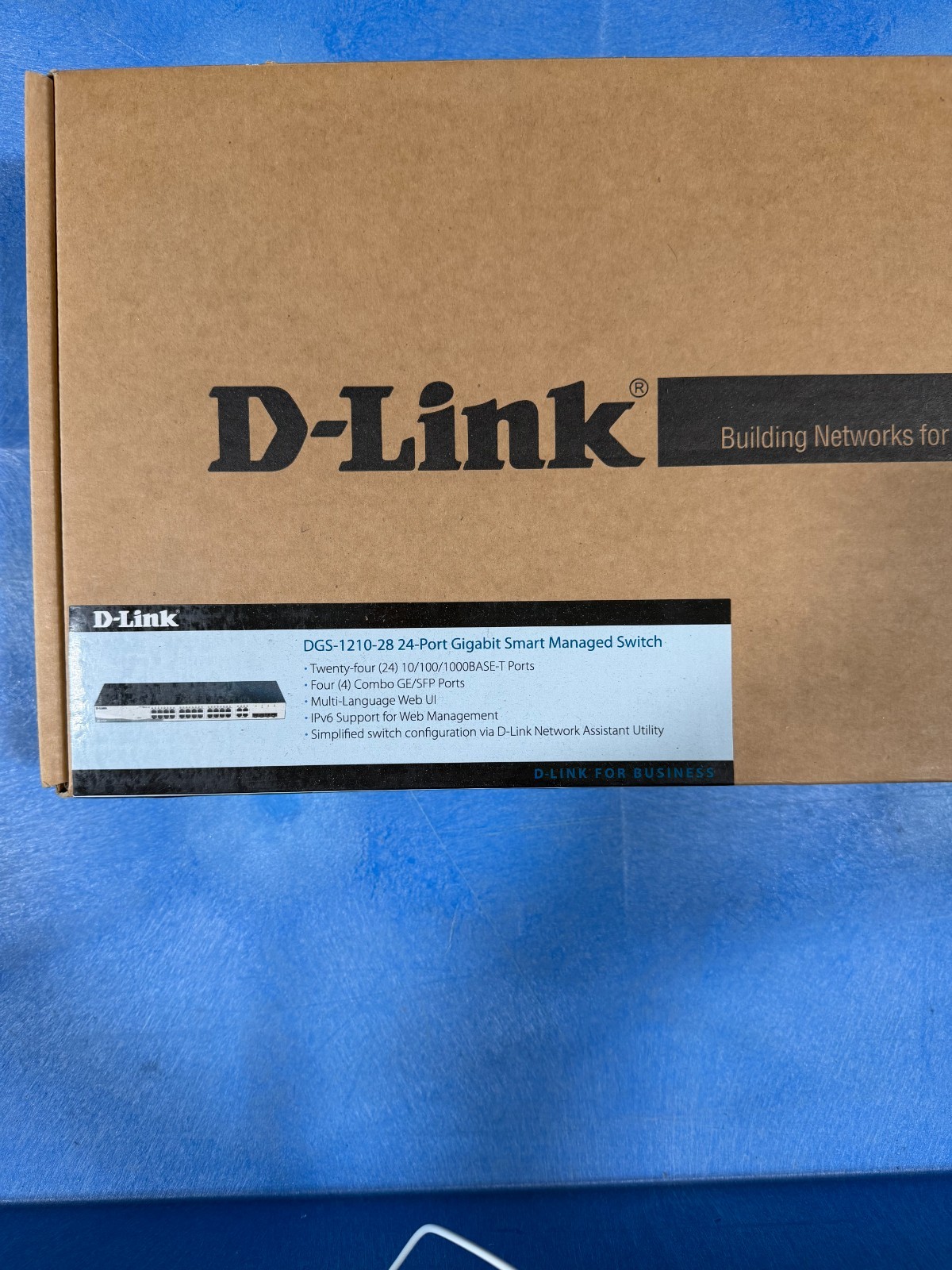 D-Link DGS-1210-28 24-Port Gigabit Smart Managed Switch w/ 4 SFP Open Box