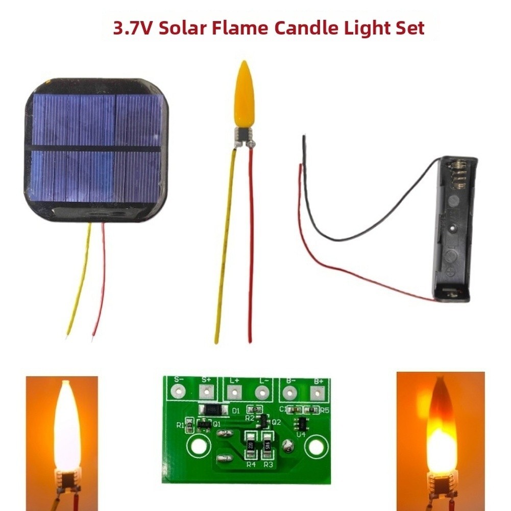 3.7V Solar Flame Light PCBA Board for Decorative Candle Lighting Solutions