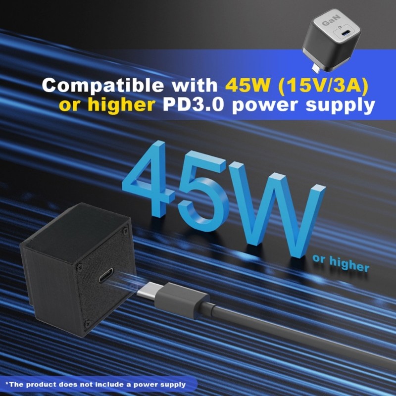 Type-C Power Adapter for N64 Game Console Gaming Accessories High Efficiency