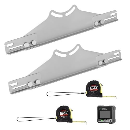 Toe Alignment Tool with 2 Tape Measures & Digital Angle Finder - Accurate Wheel