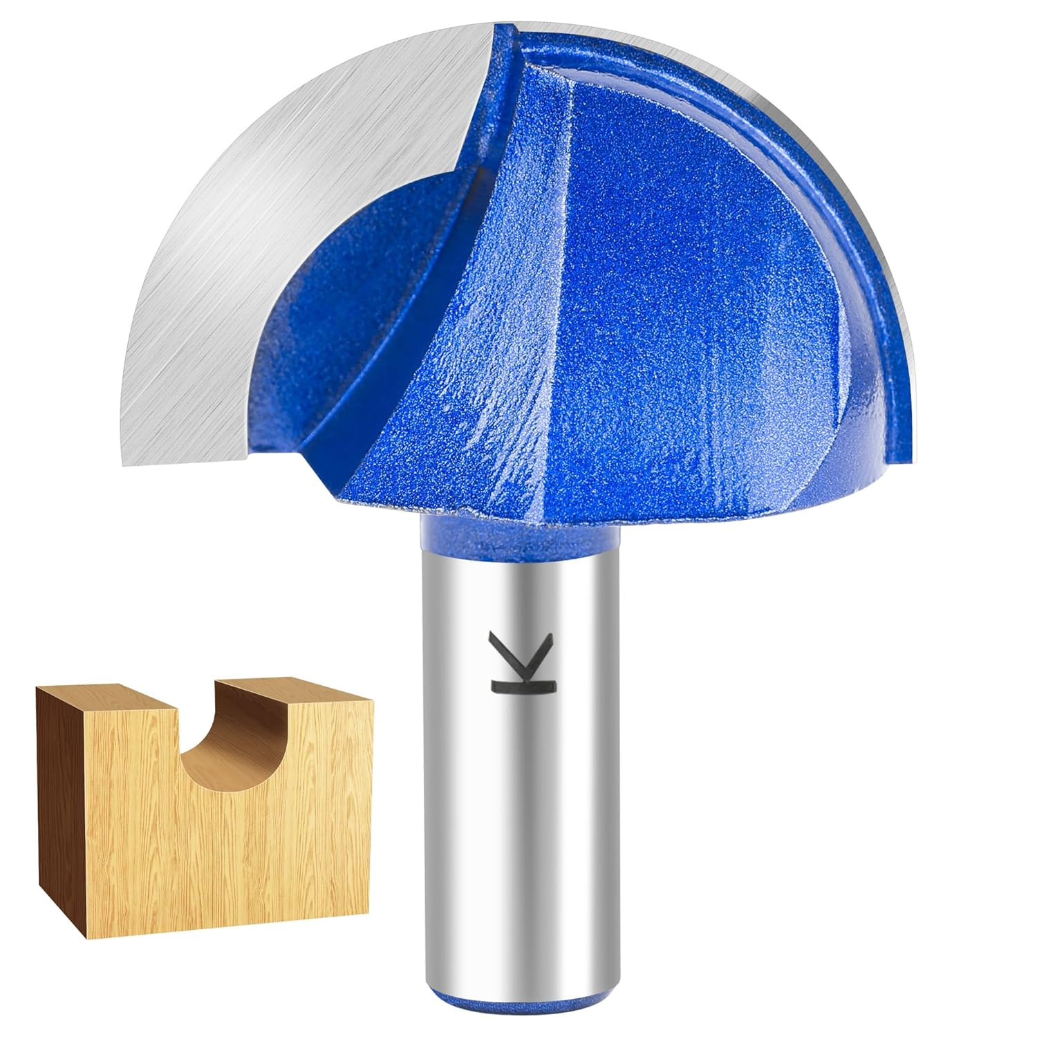 2" Cutting Diameter Cove Box round Nose Router Bit Set 1/2 Inch Shank, Carbide T