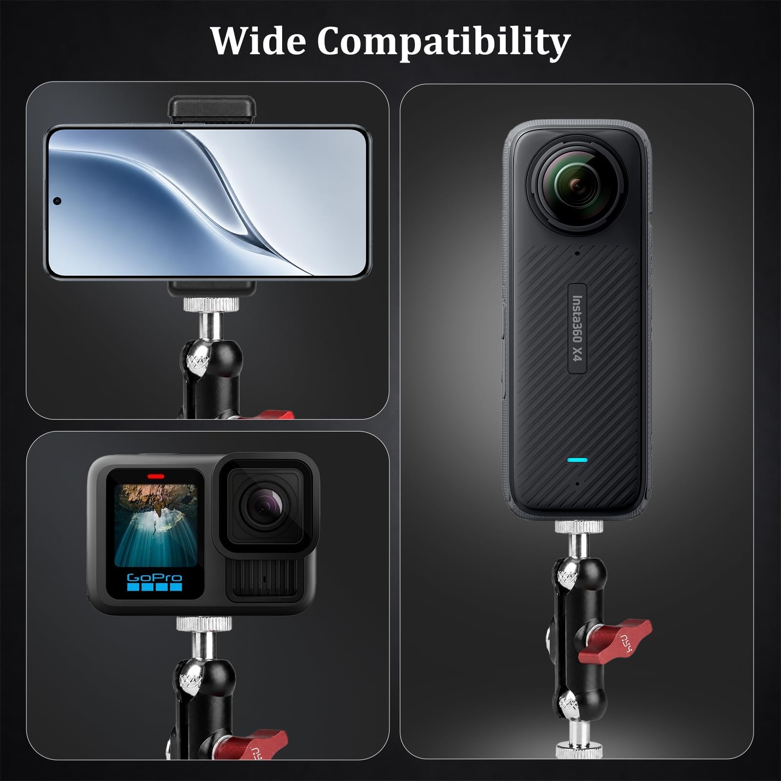 Magic Arm with Dual Ball Head