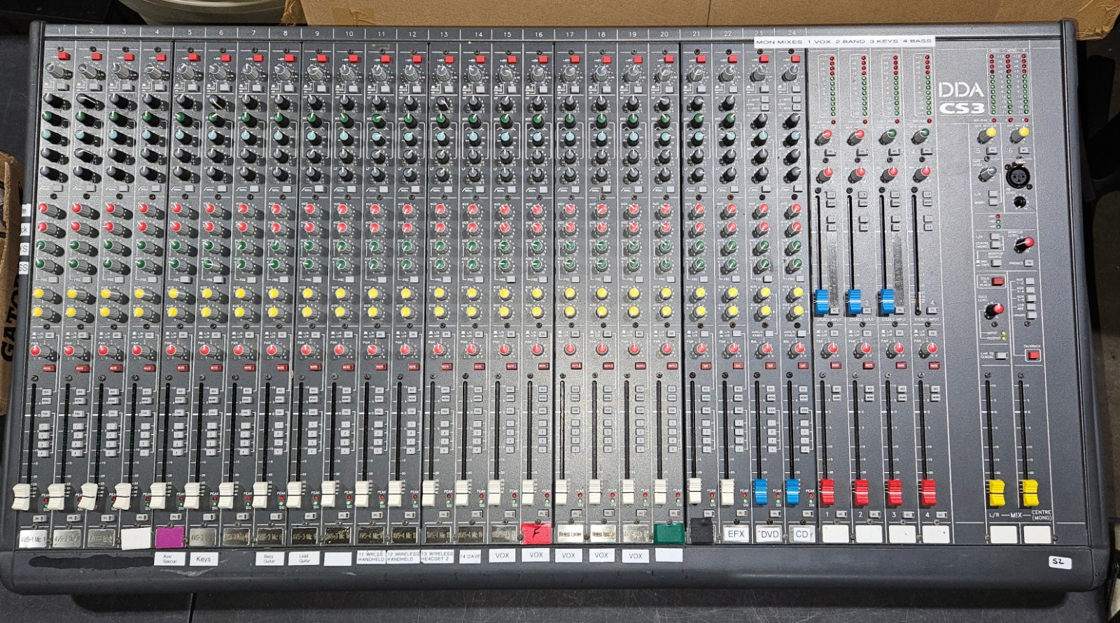 DDA CS8 Sound Board - 90's High-Performance Analog Mixing Console LOCAL P/U ALSO