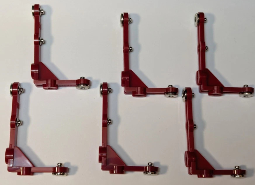 6x ELENCO Snap Circuits Spare / Replacement Parts: V1 Vertical Snap Wires 6SCV1