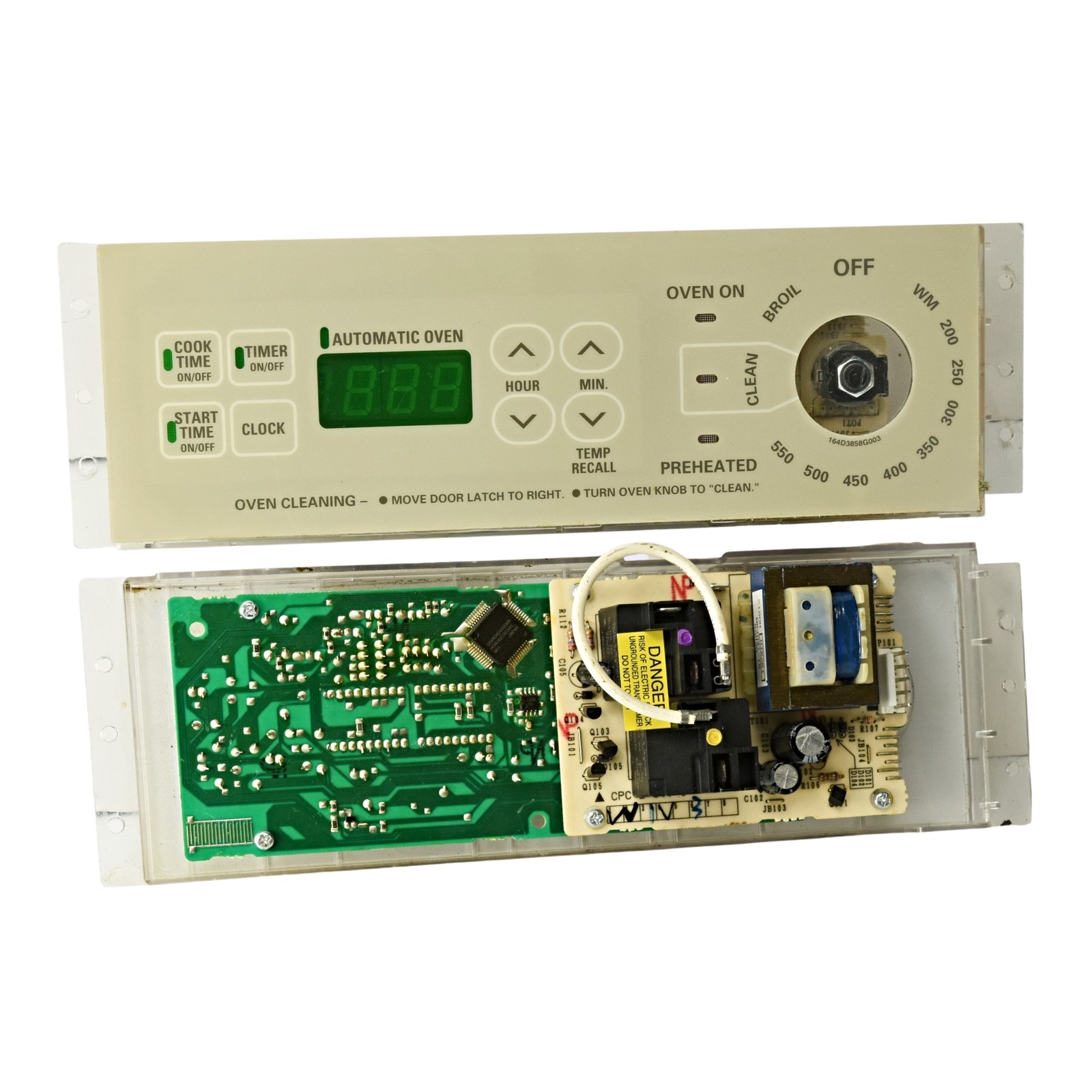 164D3762P001 WB27T10101 GE Range Control Board 1-Year Warranty