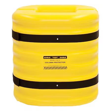 Column Protectr, Fits 12 In., Hdpe, Yllw,  172412