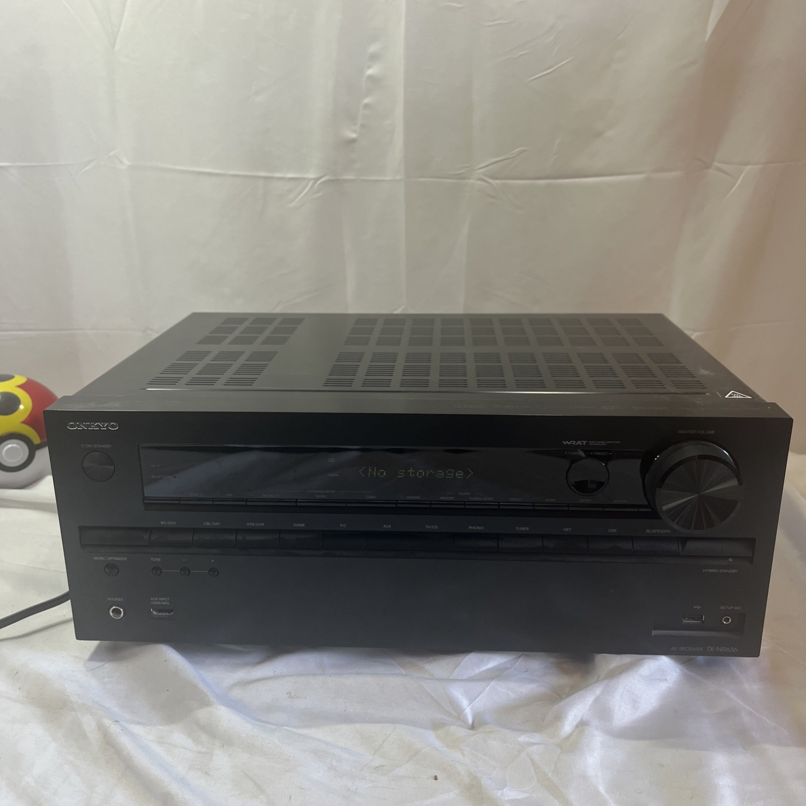 Onkyo TX-NR636 7.2 Channel AV Receiver 4K WiFi Bluetooth Tested Working