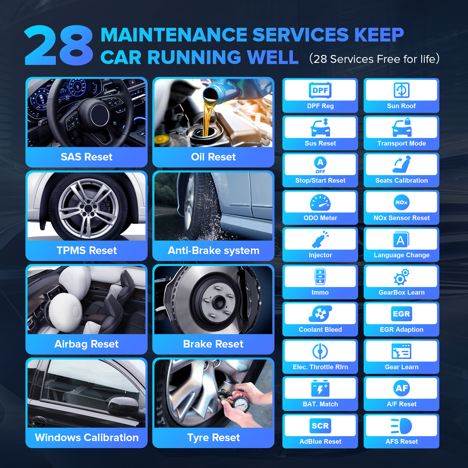 MUCAR VO7 S OBD2 Scanner Car Diagnostic Tool All System CANFD Coding Reader USA