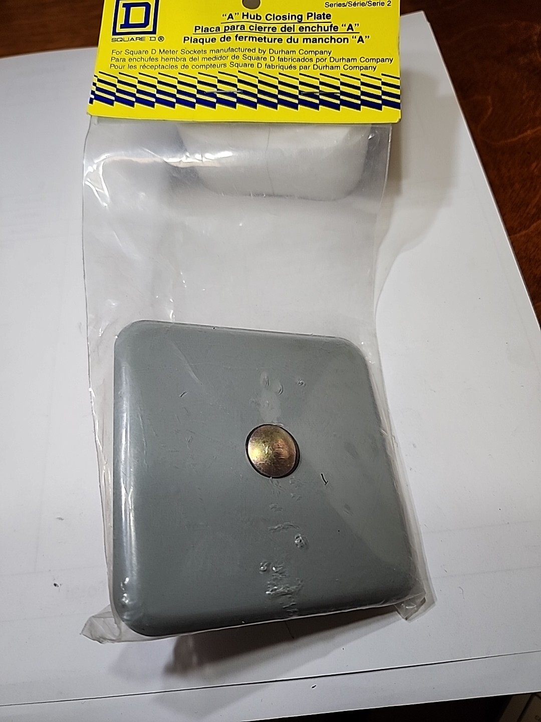 Lot of 5 -  D Square "A" Hub Closing Plate / GB5