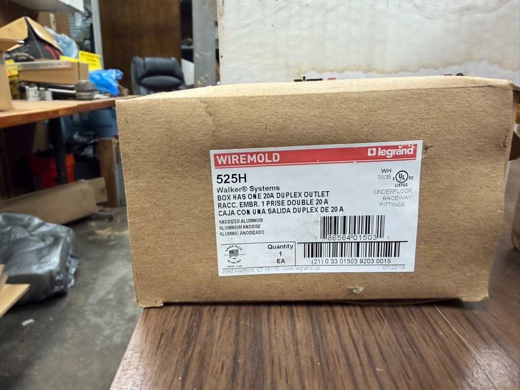 Wiremold 525H BOX  W609
