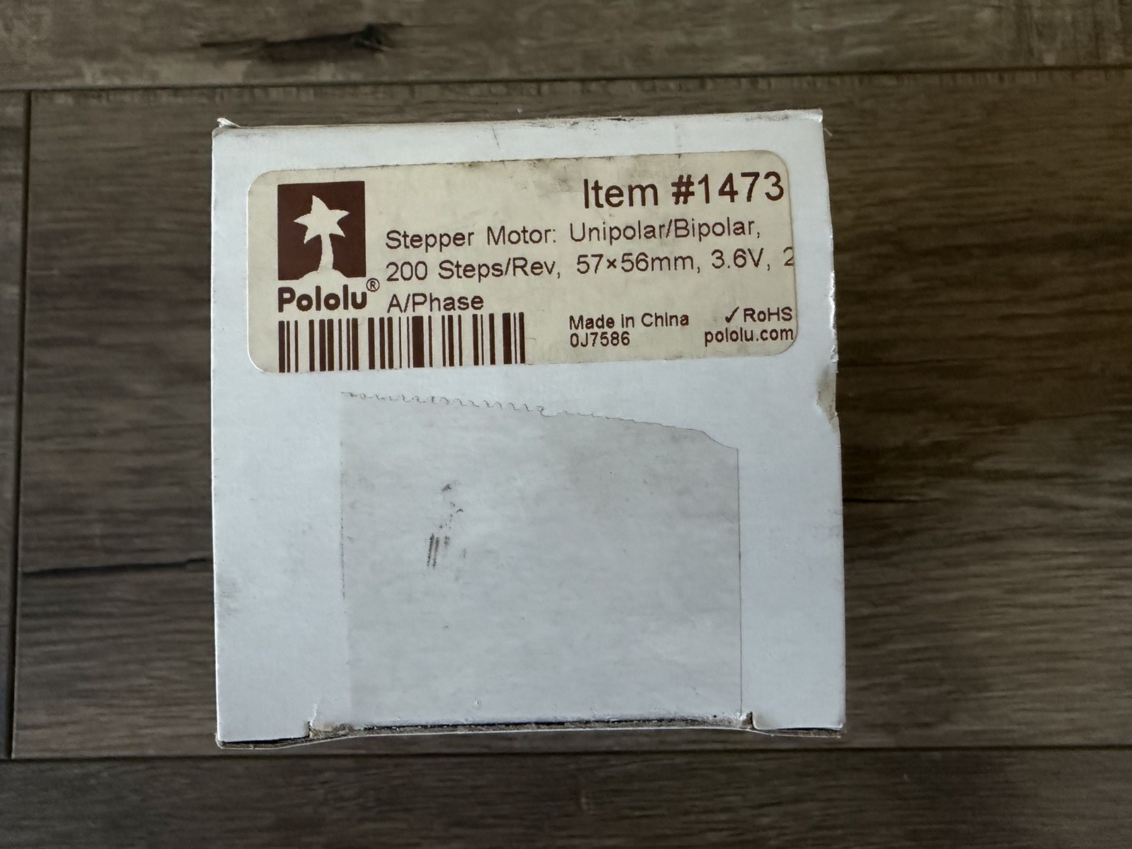 Pololu A/Phase Stepper Motor #1473 (NOS OPEN BOX)