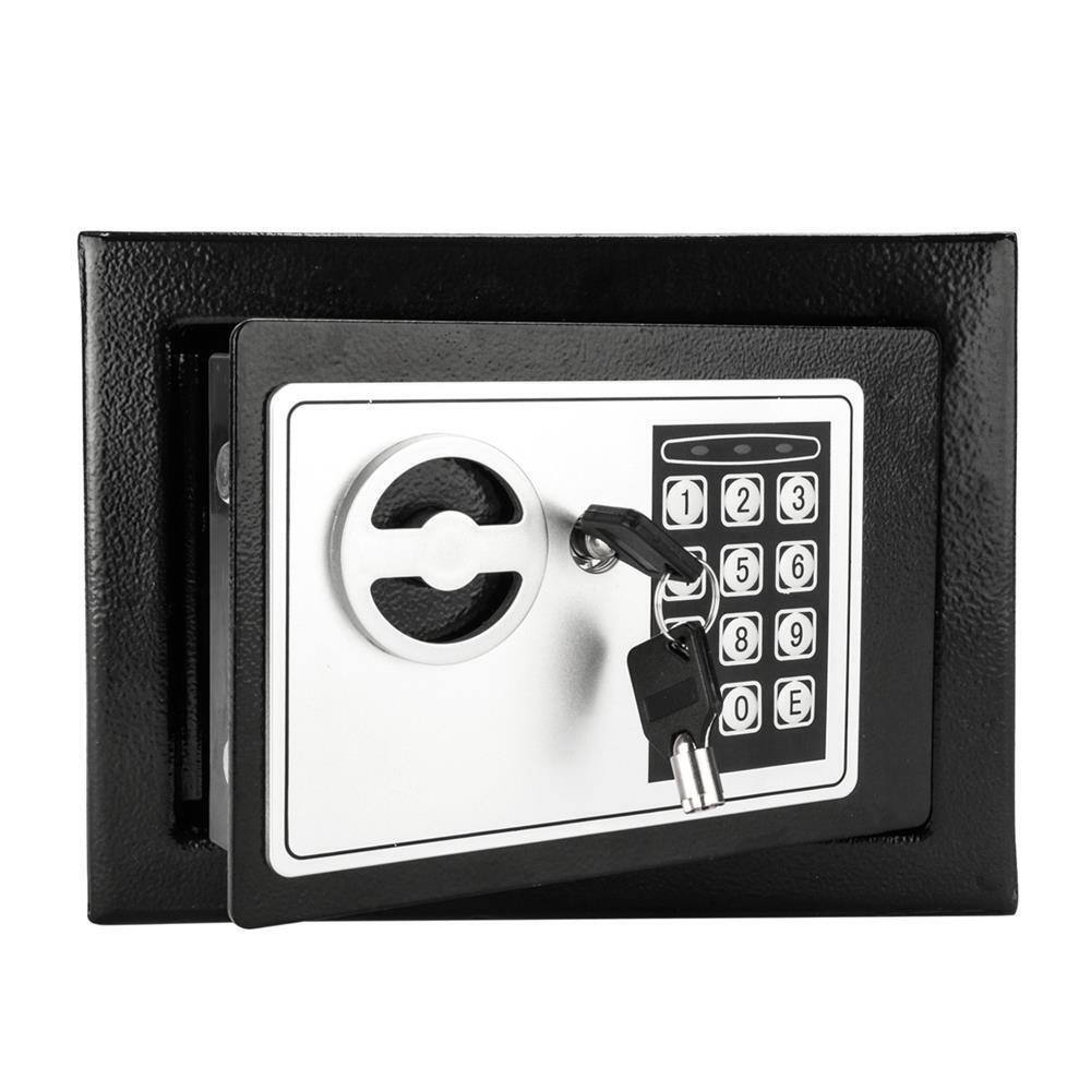 New Digital Electronic Safe Box Keypad Lock Home Security Office Hotel Black