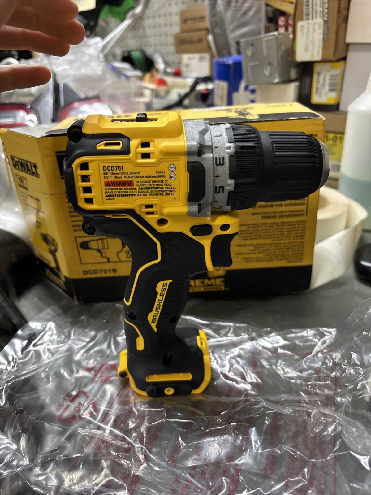 DEWALT DCD701B - 12V Max Brushless 3/8" (10mm) Drill/Driver (Tool Only)