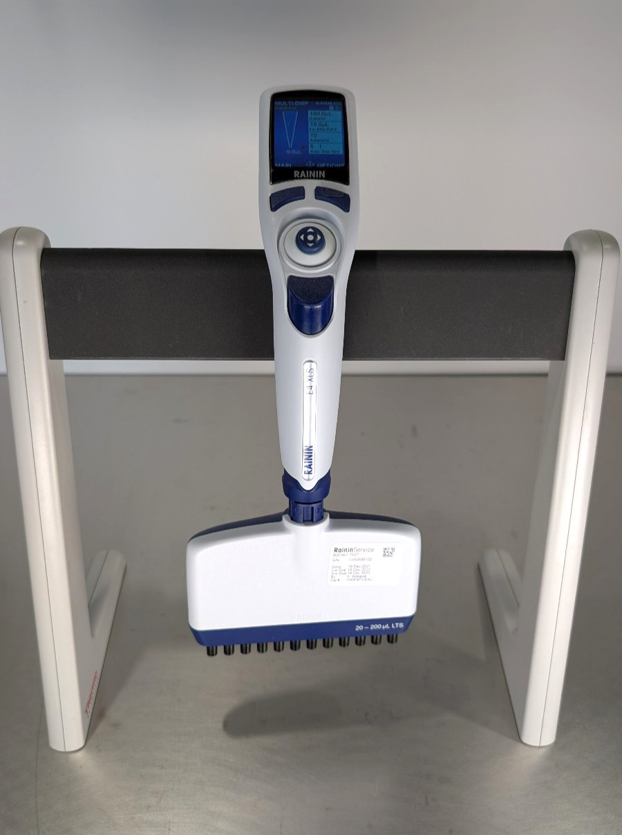 Rainin E4 XLS 12 channel Electronic Pipette 20-200 uL LTS with Warranty