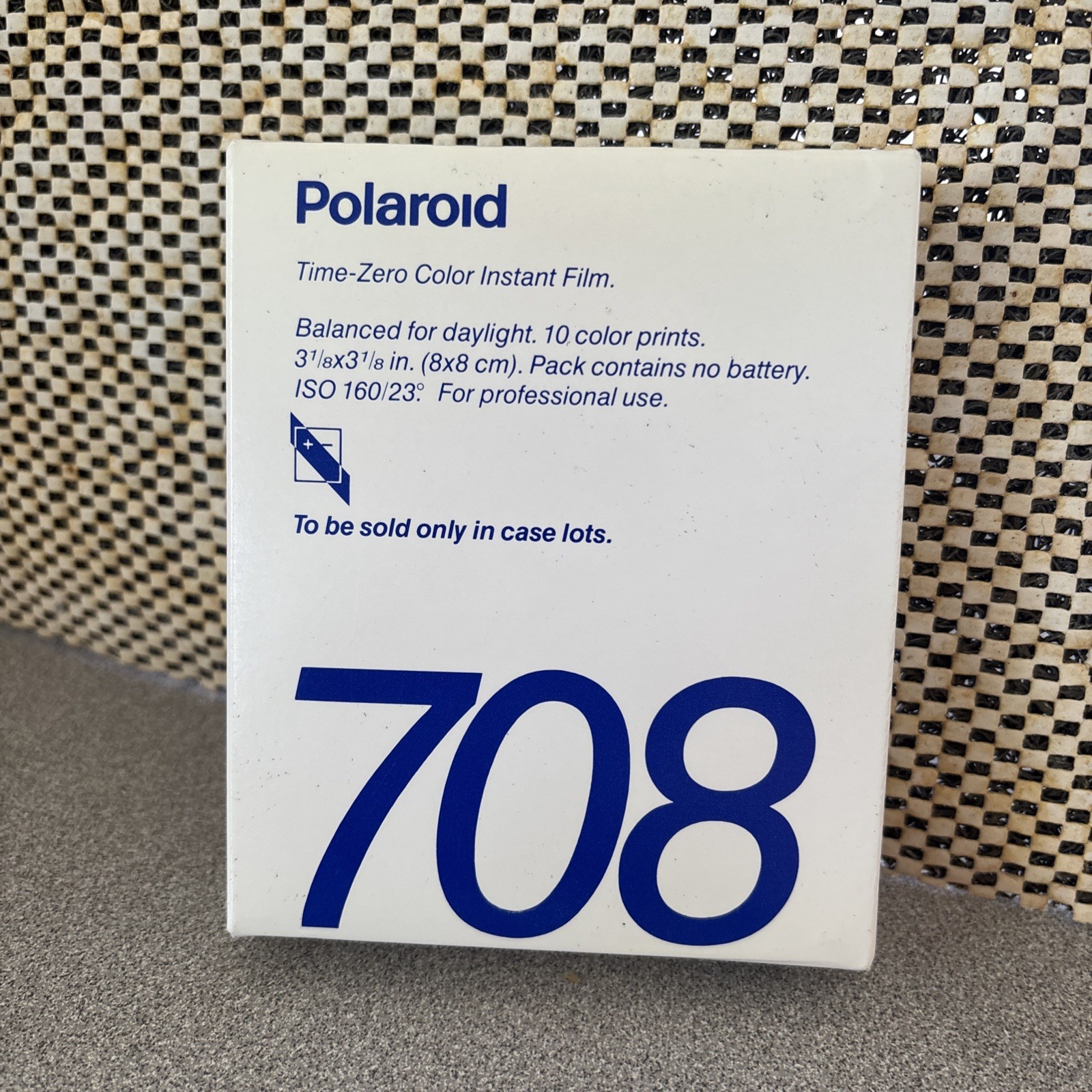 VERY RARE Polaroid Time Zero Color Instant Film 708 Professional Film SEALED