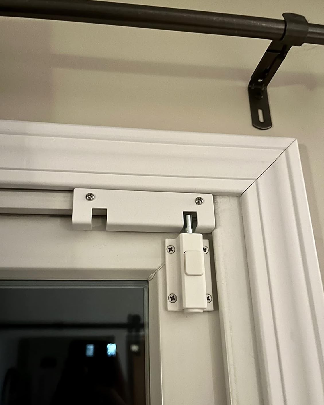 SDGINA Sliding Door Lock for Glass Lock, White