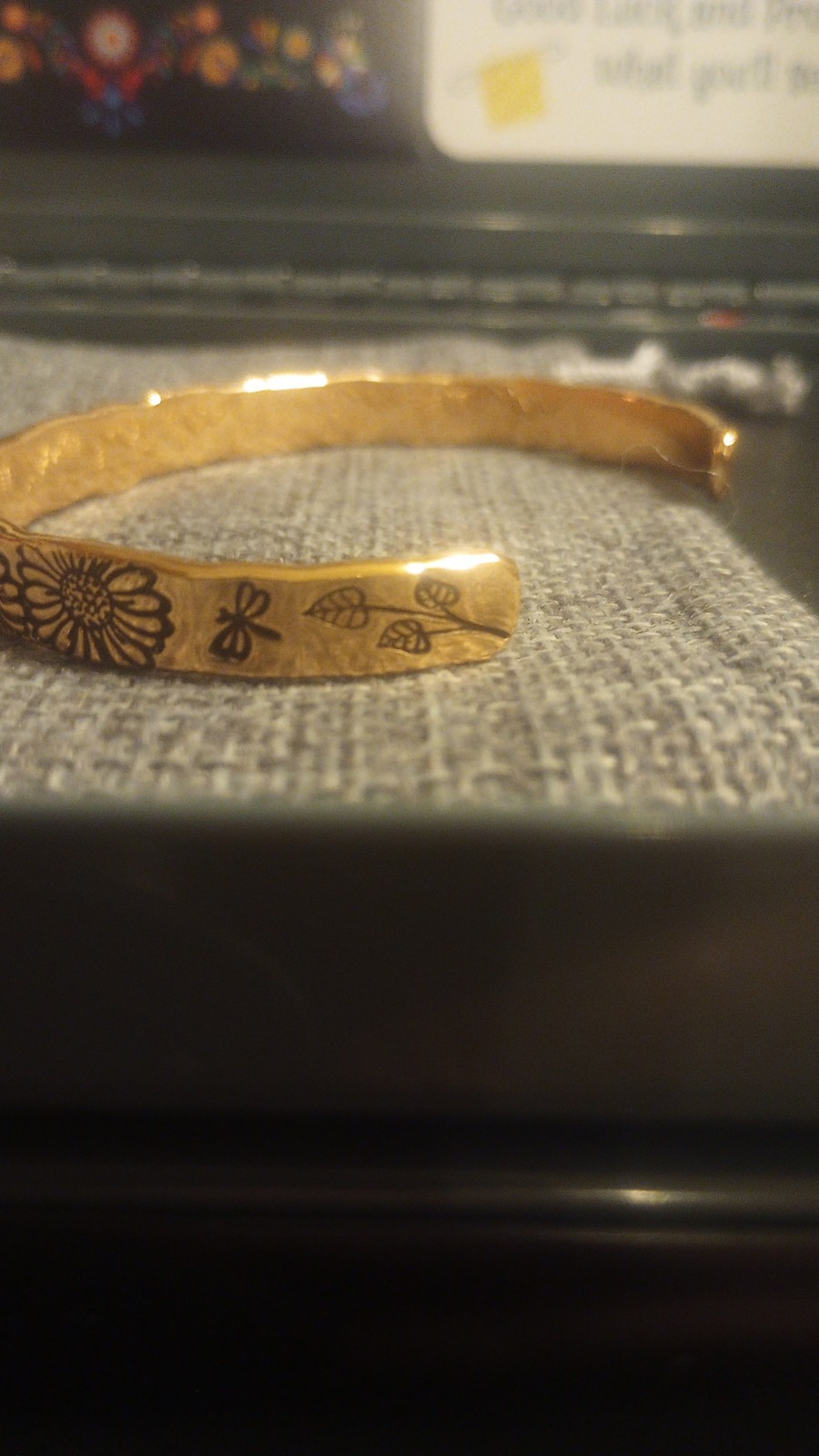Craig's Copper Anchor Heavy Daisy Bracelet