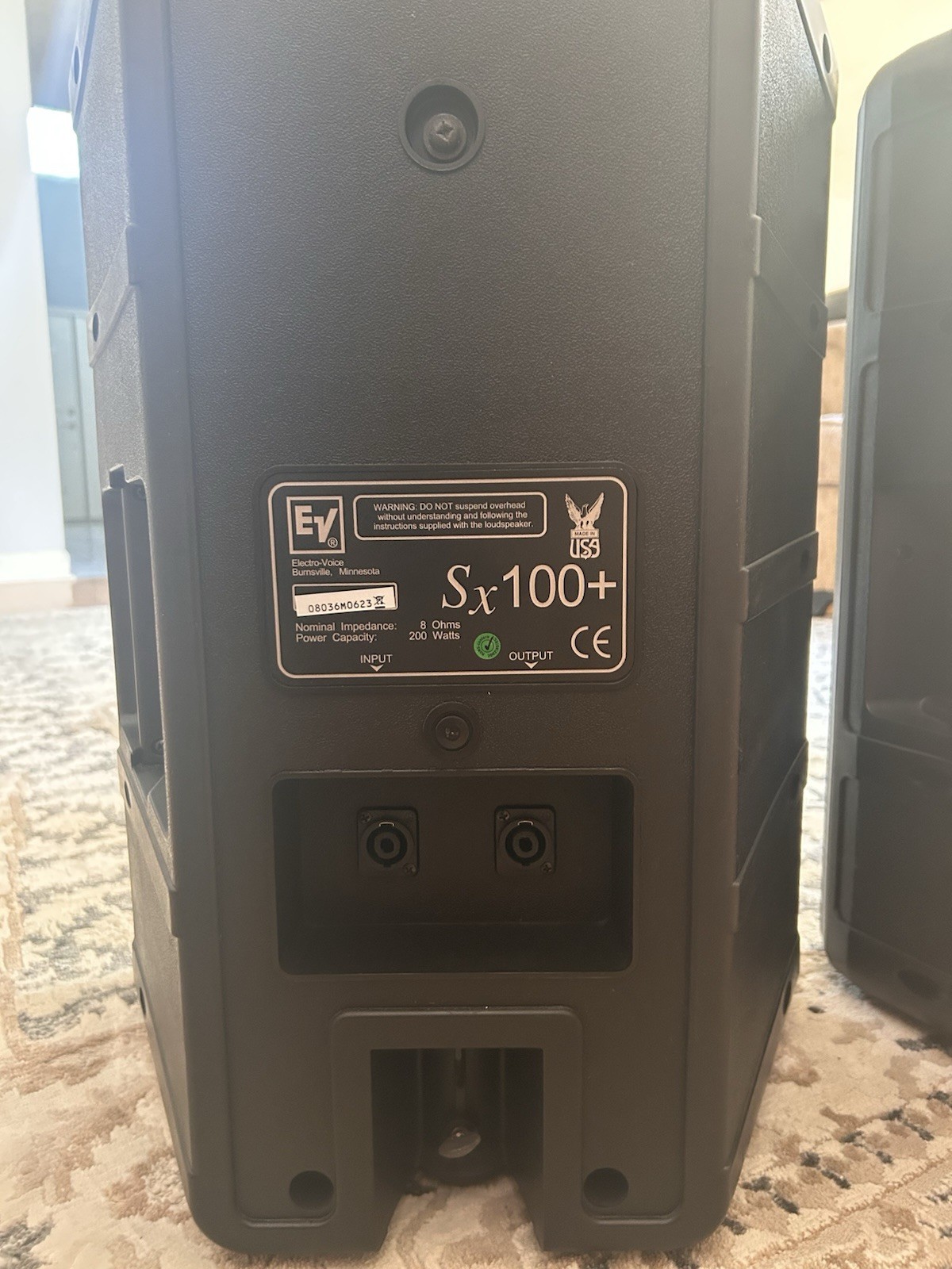 Electro-Voice SX100+ Passive Loudspeaker Black