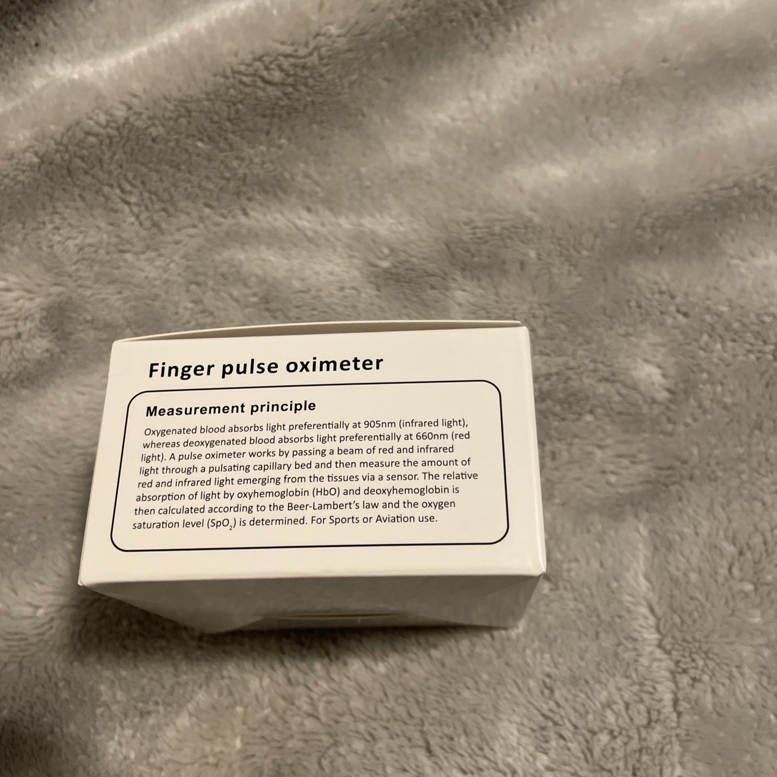 ZacUrate Digital Finger Oximeter, Model 500DL - Mystic Black