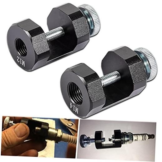Universal Precision Car Spark Plug Gap Tool - Matte Black Billet Aluminum
