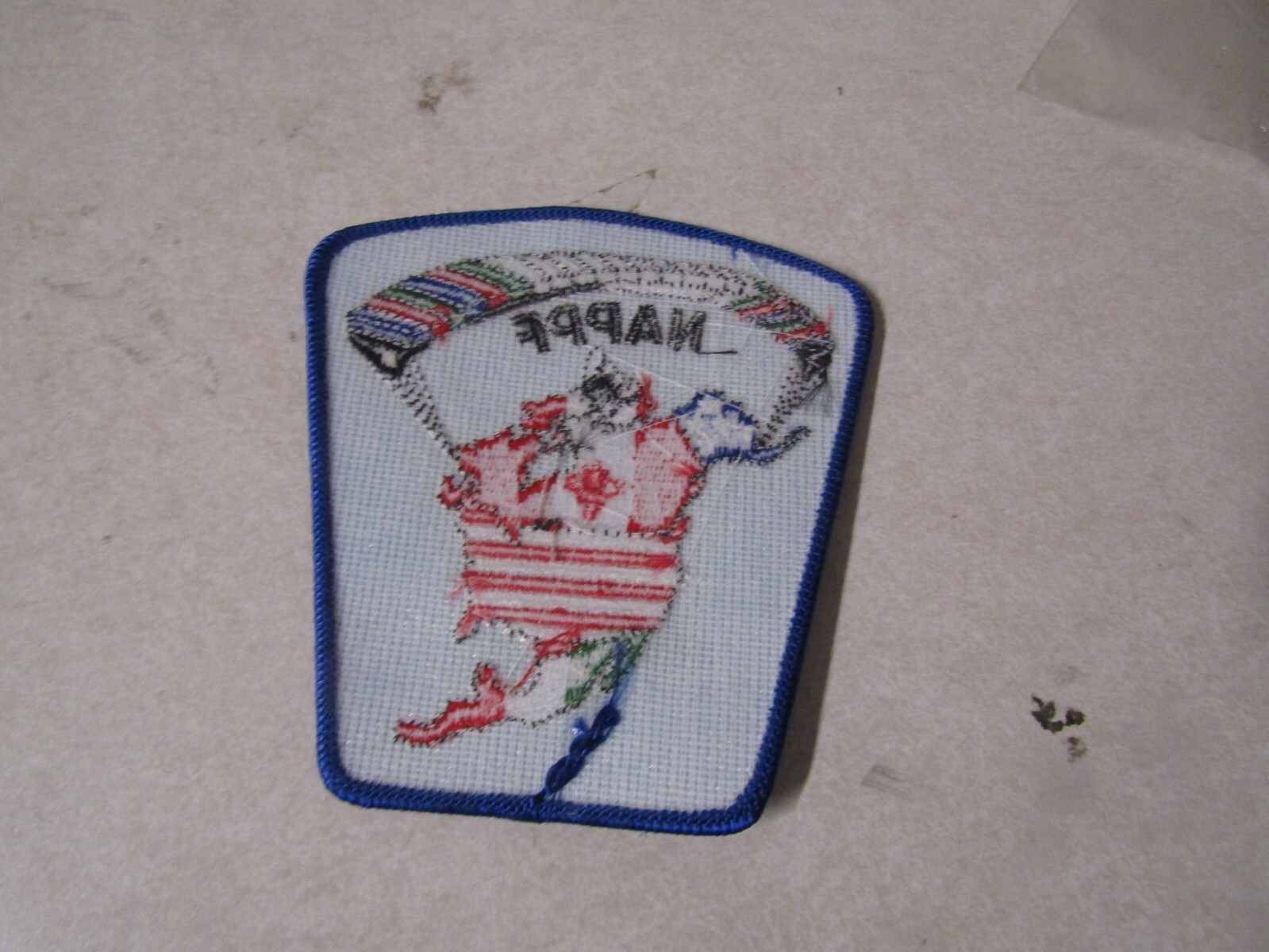 PATCH SEW ON COLORED NAPPF NORTH AMERICAN POWERED PARACHUTE FEDERATION