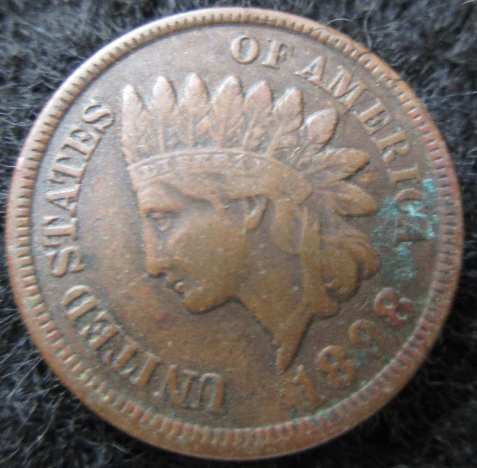 1898 Indian Head Cent IH Penny Full Liberty 115254