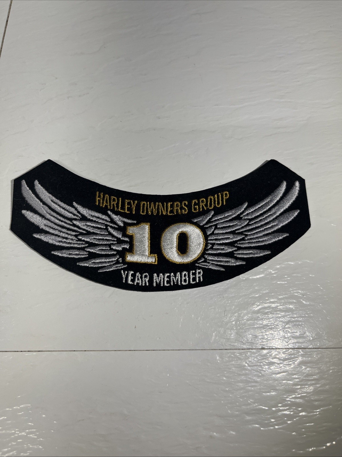 Harley Davidson Owners Group 10 years member exclusive jacket patch 2023 version