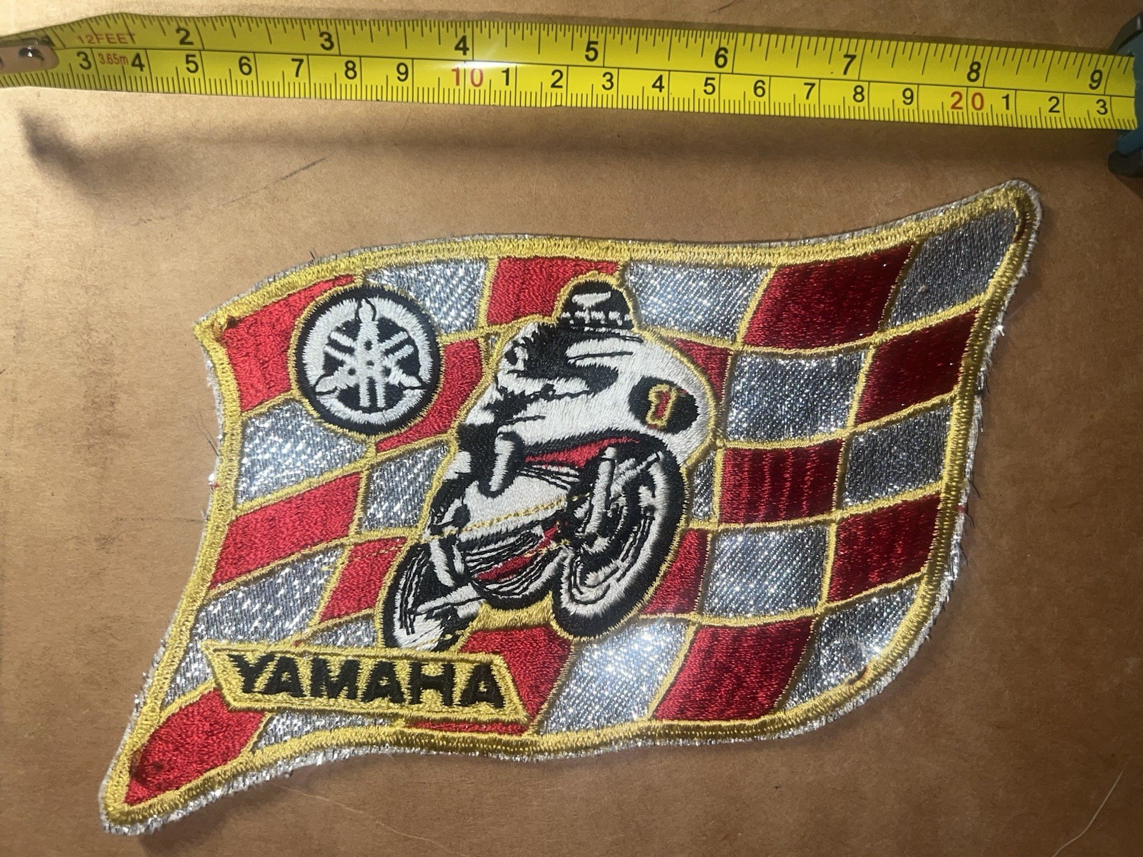 Vintage Embroidered Yamaha Motorcycle Racing Patch