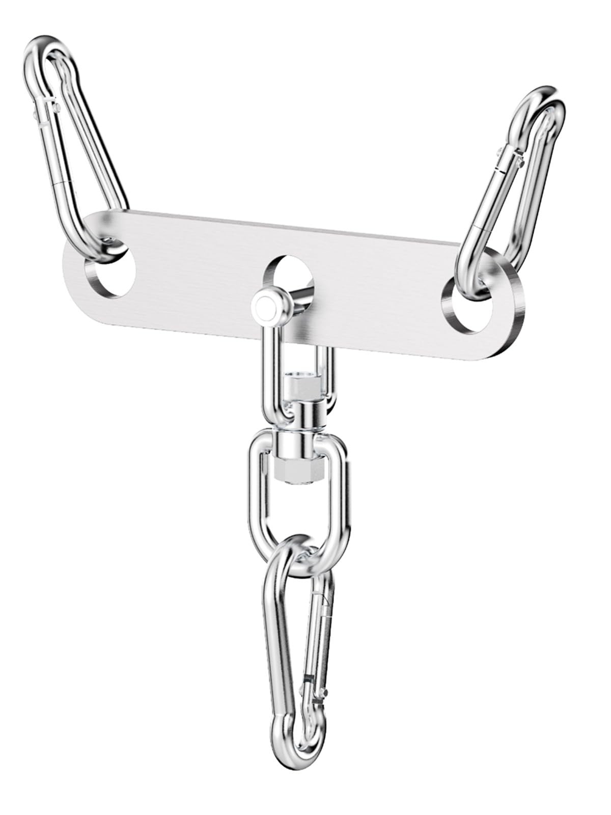 Double to Single Cable Machine Adaptor Plate with Swivel, Heavy Duty Stainles...